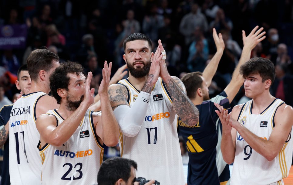 El Real Madrid ganó al Palencia y se coloca líder en solitario | Foto: Twitter @RMBaloncesto