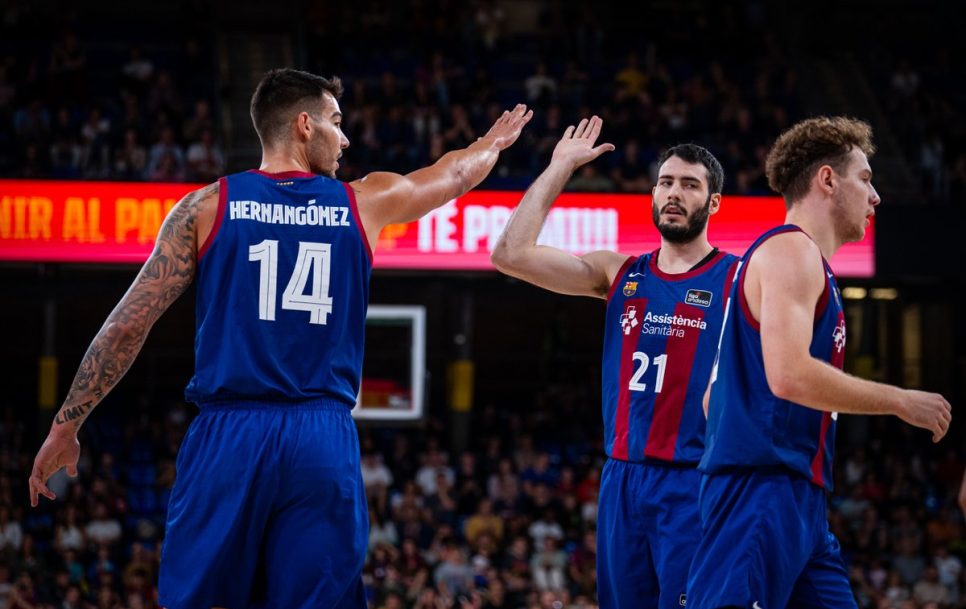 El Barça recibe la visita del Panathinaikos en la Euroliga. / Fuente: twitter @FCBbasket