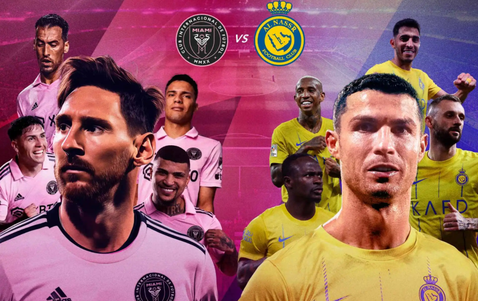 Duelo de cracks en la Riyadh Season Cup entre Messi y Cristiano Ronaldo | Foto: Riyadh Season Cup