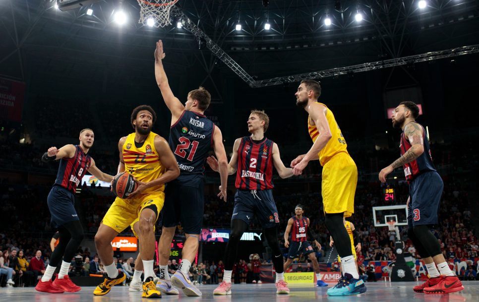 El Baskonia y el Barça tienen desafíos importantes en la jornada 19 de la Euroliga | Fuente: Aitor Arrizabalaga/Euroleague Basketball via Getty Images)