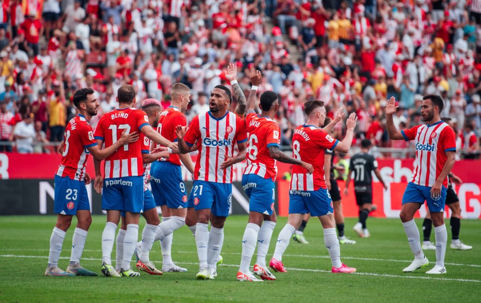 El Girona es el equipo que más goles ha marcado en lo que va de liga. / Fuente: Twitter @GironaFC