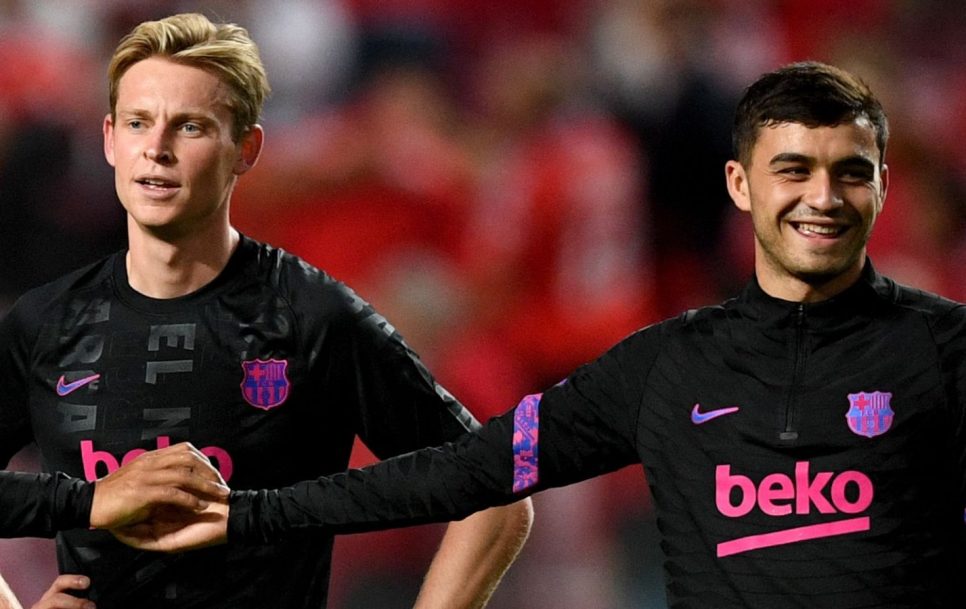 Frenkie de Jong no ha podido superar las molestias que le aquejan y no podrá ser considerado por Xavi Hernández este sábado en Anoeta frente a la Real Sociedad. Quien sí que entra en convocatoria, tras estar ausente desde finales de agosto, es Pedri. – Foto: @postunited