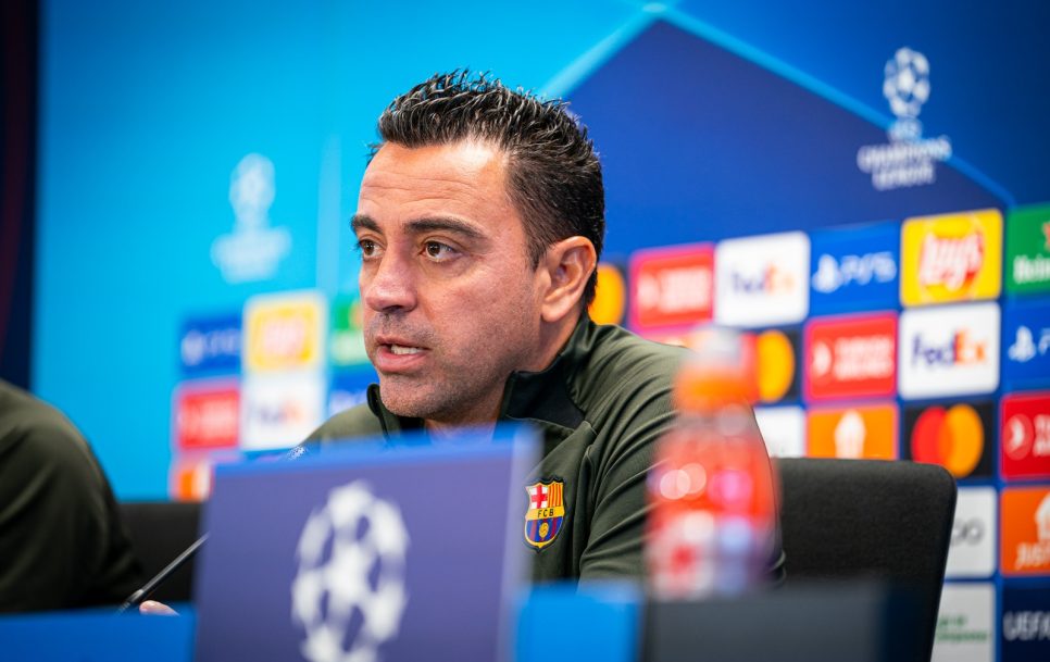 Xavi: «Estamos en un momento malo de la temporada». / Fuente: Twitter @FCBarcelona_es