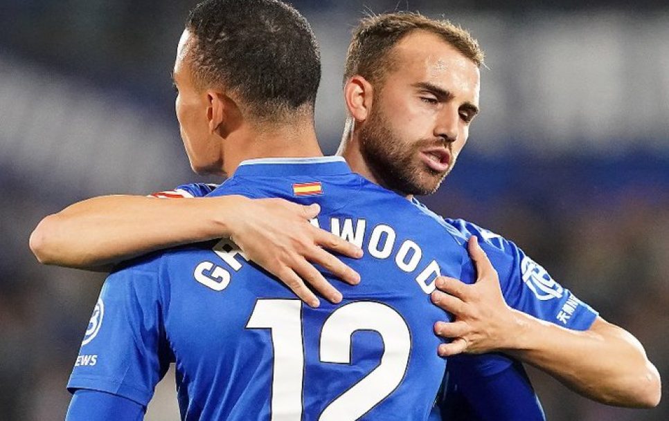 Borja Mayoral y Mason Greenwood forman una dupla letal en el Getafe | Foto: Twitter GetafeCF