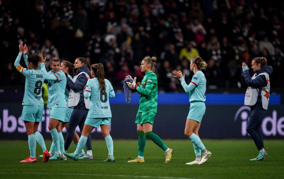 El Barça, con una gran Salma, sumó los 3 puntos en Alemania / Foto: @FCBFemeni