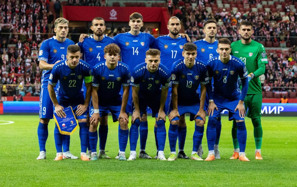 La selección de Moldavia está a una victoria de meterse a la Eurocopa de Naciones por primera vez en su historia. El rival será República Checa en Olomuc. Foto: Katarzyna Plewczynska/Fotostyk