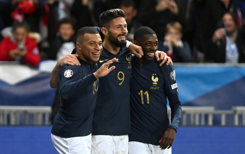 Francia se destapó con un 14-0 sobre Gibraltar y consiguió la goleada más abultada de la historia de las eliminatorias rumbo a las Eurocopas. Foto: Imago