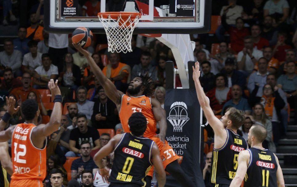 Valencia Basket volvió a ganar en Europa en una noche de récord / Foto: Valencia Basket