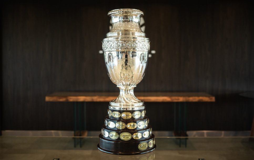 La Copa América 2024, edición para la que el trofeo ha sido reformado, se disputará del 20 de junio al 14 de julio en Estados Unidos. Fuente: Twitter.