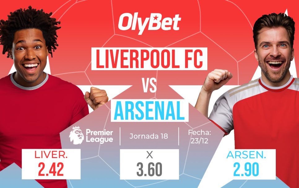 Los pronósticos del Liverpool-Arsenal de la jornada 18 de la Premier League.