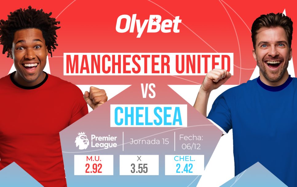 Los pronósticos para el Manchester-Chelsea en la jornada 15 de la Premier League.