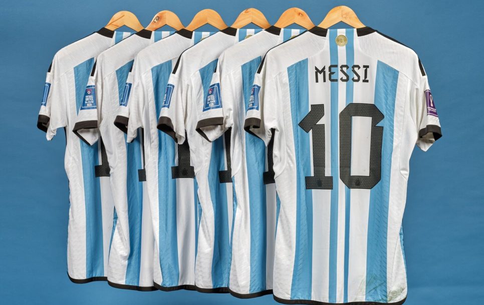 Lionel Messi marcó siete goles y repartió cinco asistencias durante la pasada Copa del Mundo, la cual se llevó Argentina en Catar, venciendo a Francia en la Final. Foto: Twitter.