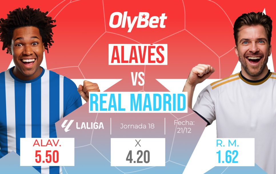 Los pronósticos del Alavés-Real Madrid en la jornada 18 de LaLiga.