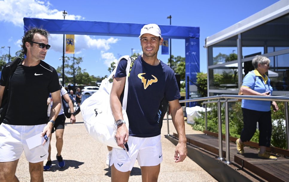 Rafael Nadal compareció ante sus seguidores y valoró su regreso a la actividad, en las horas previas al arranque del Torneo de Brisbane. Foto: Twitter – @RafaelNadal