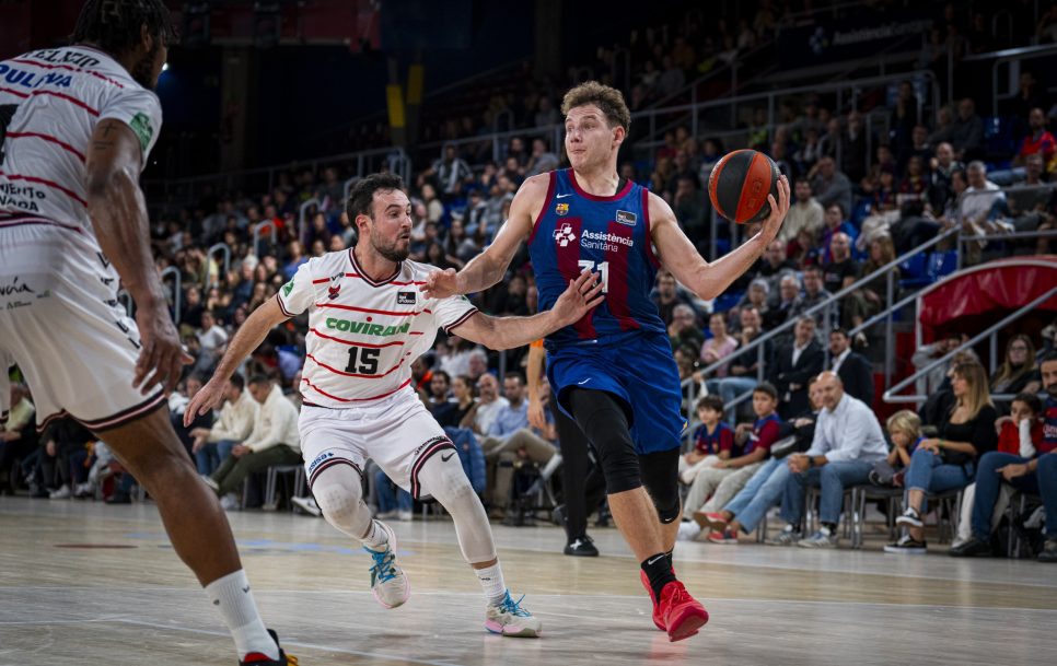 Rokas Jokubaitis fue clave en el triunfo del Barcelona ante Granada / Foto: @FCBbasket