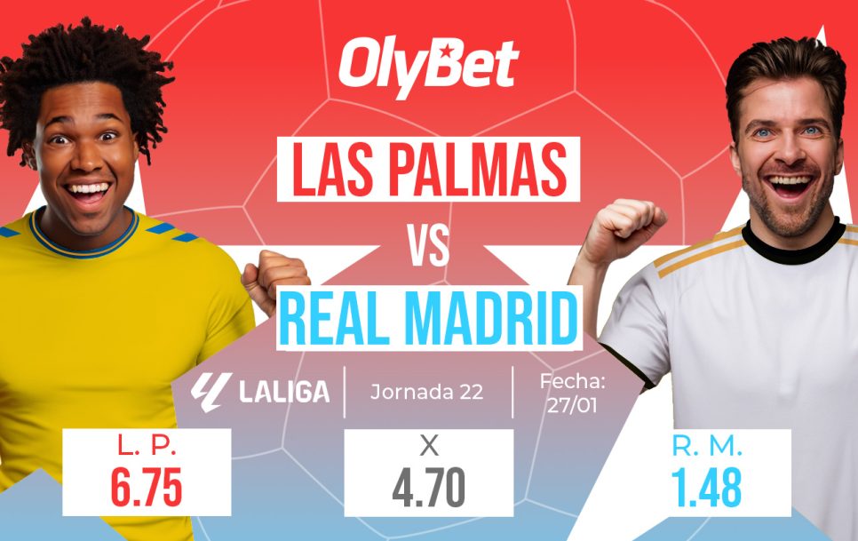 Los pronósticos del Las Palmas-Real Madrid en la jornada 22 de LaLiga.