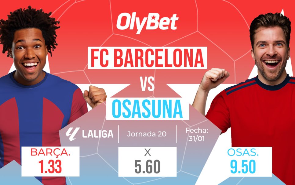 Los pronósticos del Barça-Osasuna en la jornada 20 de LaLiga.