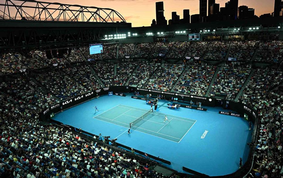 Imagen de la pista central del Open de Australia / Fuente: ATP