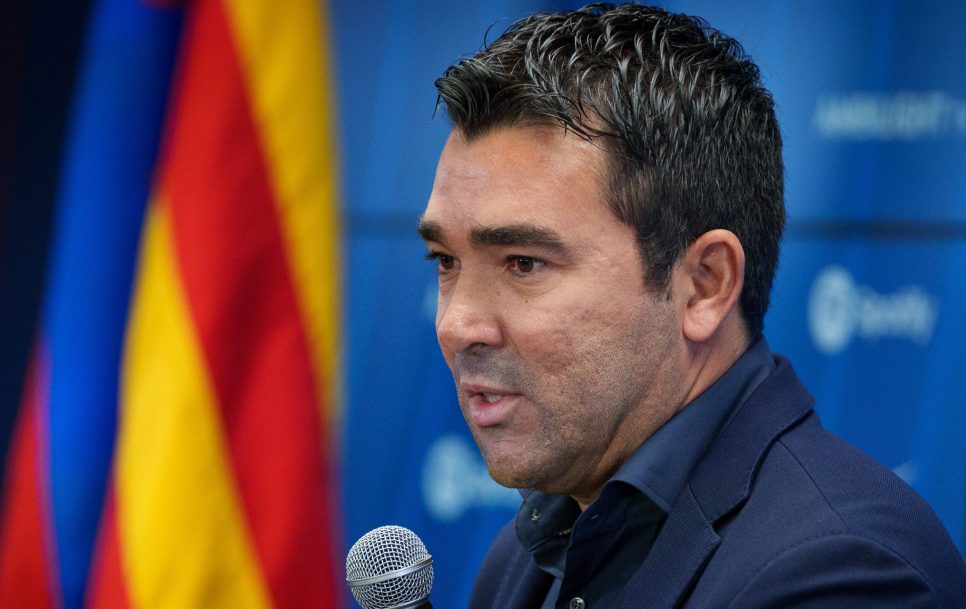 Deco en su presentación como director deportivo del Barcelona / Fuente: @FCBarcelona