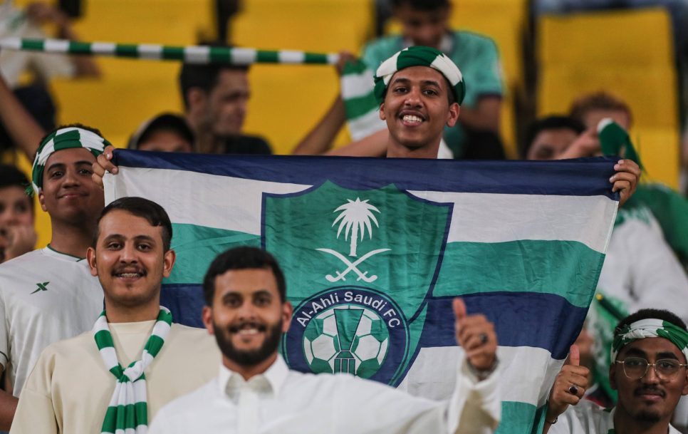 Aficionados de Arabia Saudí en el estadio / Fuente: Imago