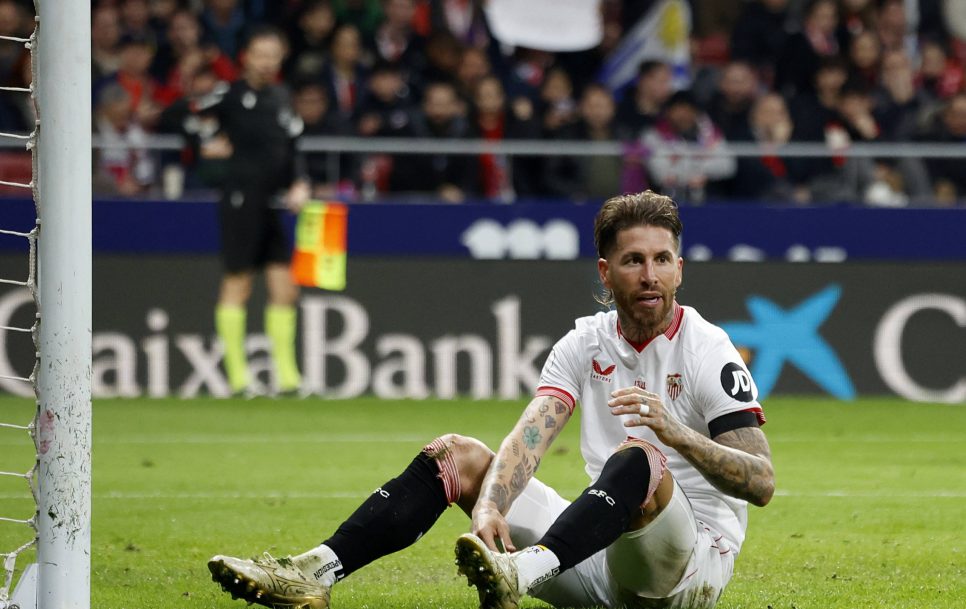 Sergio Ramos, defensa de un Sevilla que no levanta cabeza | Fuente: Imago – Alfa Qui