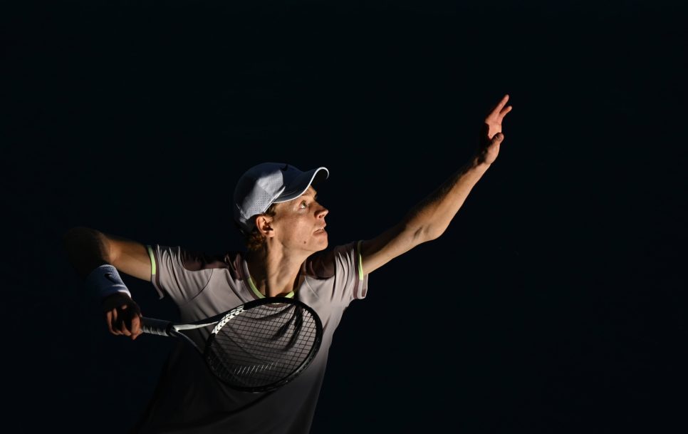 Jannik Sinner durante el Open de Australia / Fuente: Imago