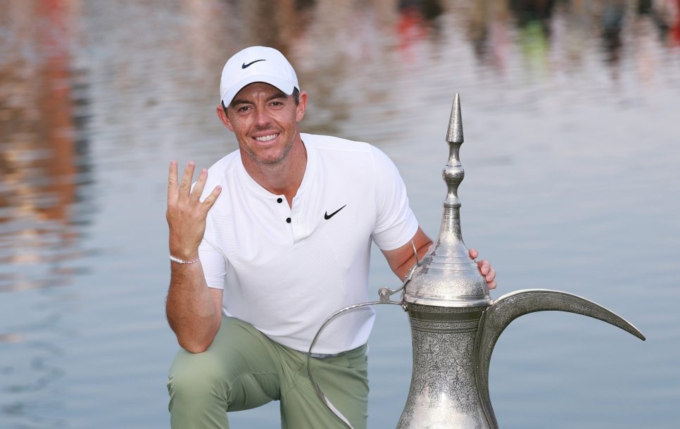 Rory McIlroy triunfa en el Dubai Desert Classic | Fuente: Twitter @DPWorldTour