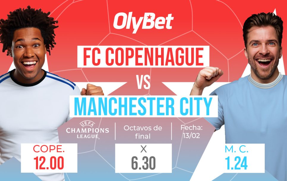 Los pronósticos para el Copenhague – Manchester City.