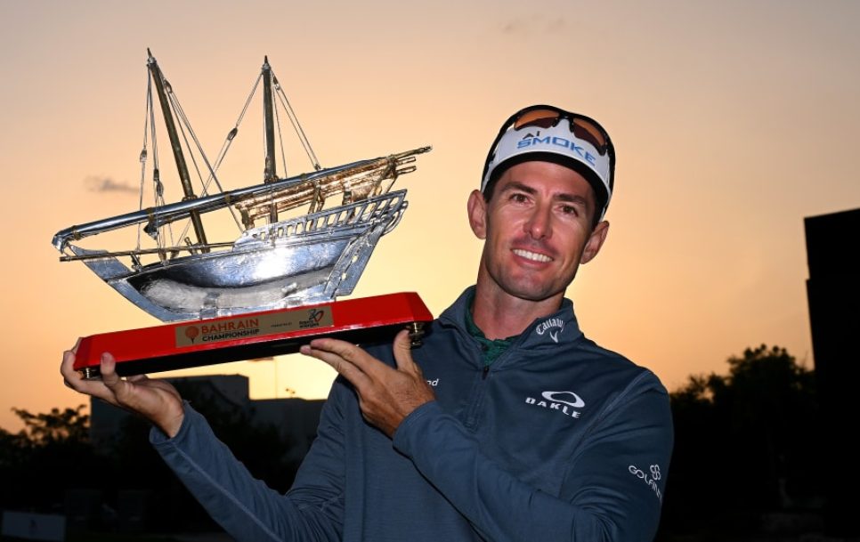 Dylan Frittelli levanta el título del Bahrain Championship | Fuente: web oficial DP World Tour