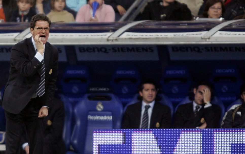 Fabio Capello condujo al Real Madrid a ganar su trigesimoprimera liga. | Fuente: Imago.