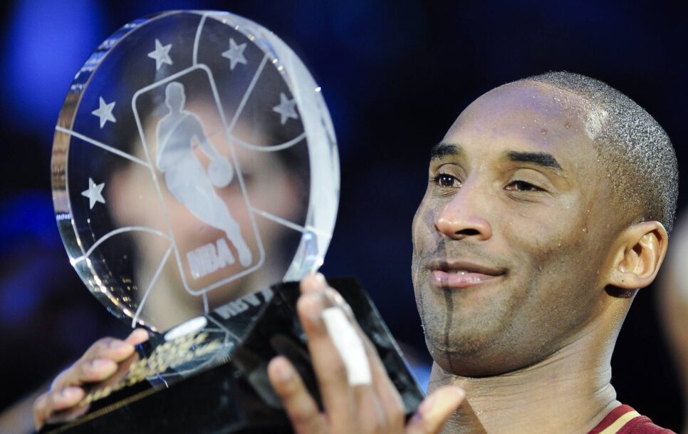 A lo largo de su trayectoria, Kobe Bryant se erigió cuatro veces como MVP del NBA All-Star game. | Fuente: Imago.