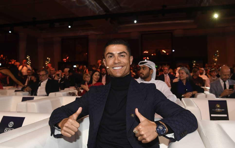 Cristiano durante los Globe Soccer Awards 2024 / Fuente: Ferrari/LaPresse – 19 Gennaio 2024 – Dubai, Emirati Arabi Uniti – – Calcio -Globe Soccer Awards 2024 – 14esim