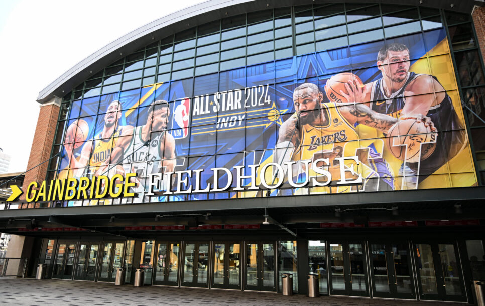 El Gainbridge Fieldhouse, hogar de los Indiana Pacers en Indiana, será el escenario del All Star de la NBA 2024. / Fuente: James Black – IMAGO / Icon Sportswire
