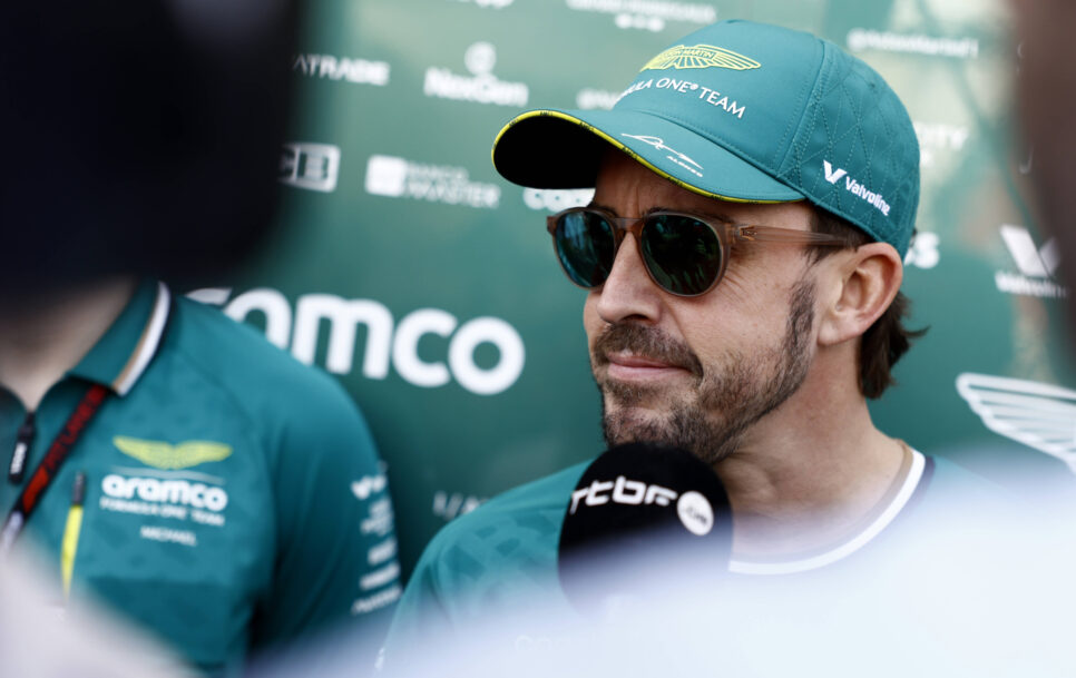 La figura de Fernando Alonso ha sido decisiva para el auge de la Fórmula 1 en España. | Fuente: Imago – Zak Mauger / LAT Images