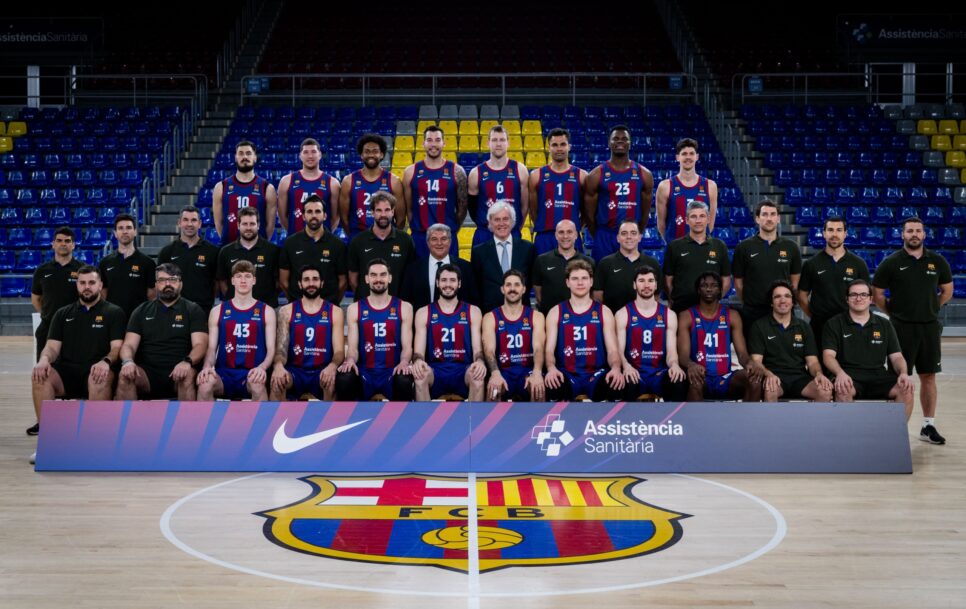 Fotografía oficial del Barça de baloncesto 2023-2024 / Fuente: FC Barcelona