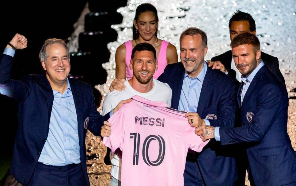 Messi y Beckham a la llegada del argentino a Miami / Fuente: Imago
