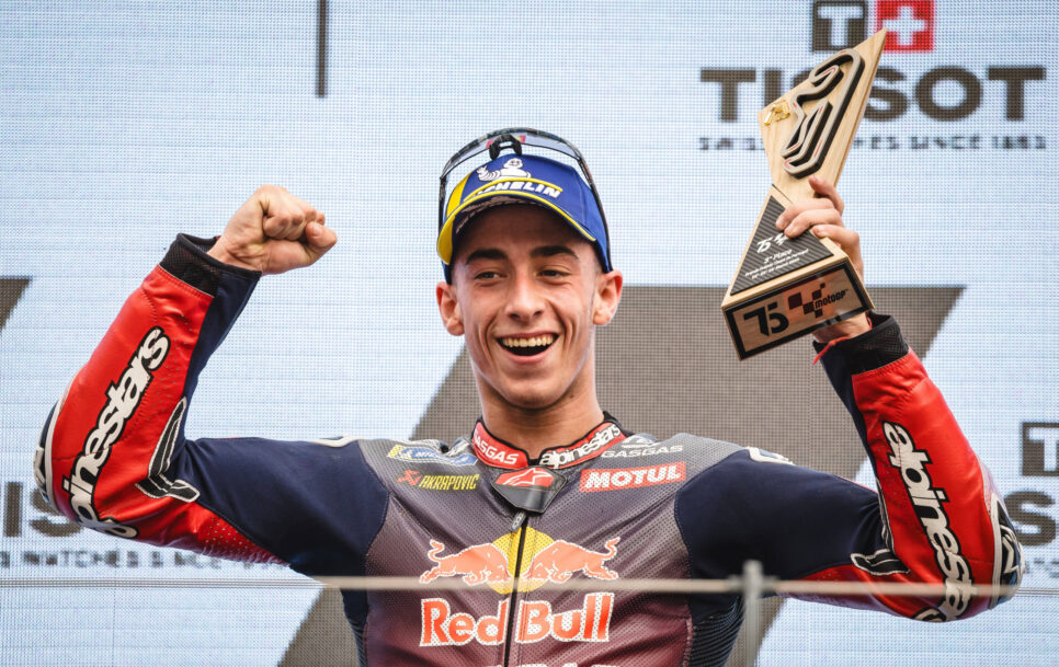 Pedro Acosta logró su primer podio en MotoGP | Fuente: Imago – Henrique Casinhas