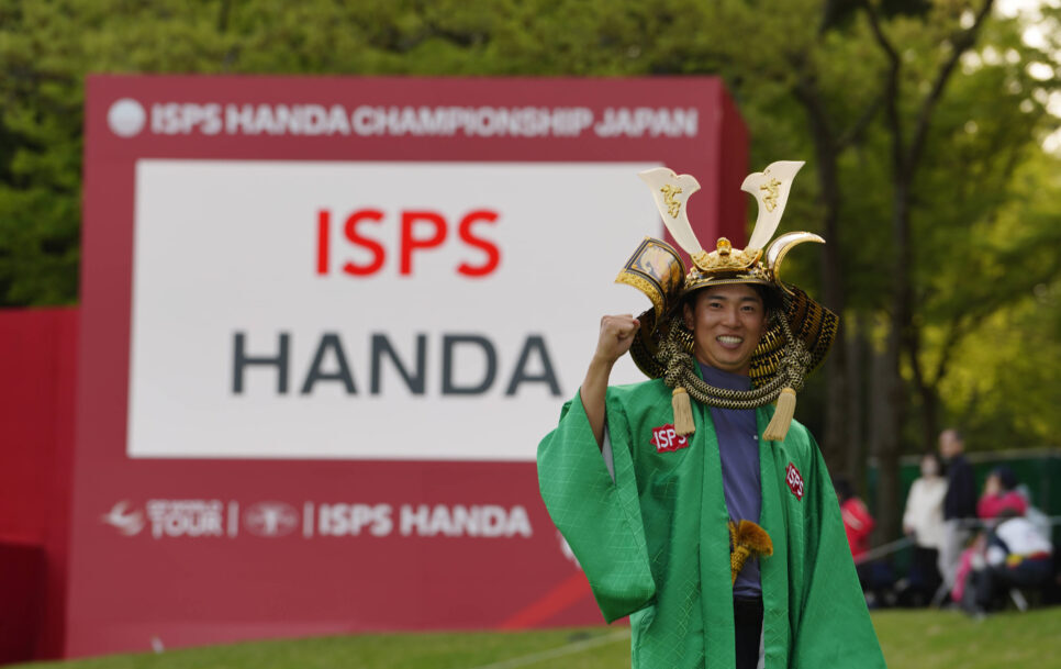 El golfista japonés Yuto Katsuragawa, campeón del ISPS Handa Chamnpionship. / Foto: Fran Caffrey – IMAGO / Golffile