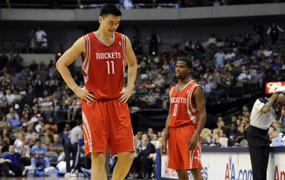 Yao Ming es uno de los jugadores más altos de la historia de la NBA | Fuente: Imago