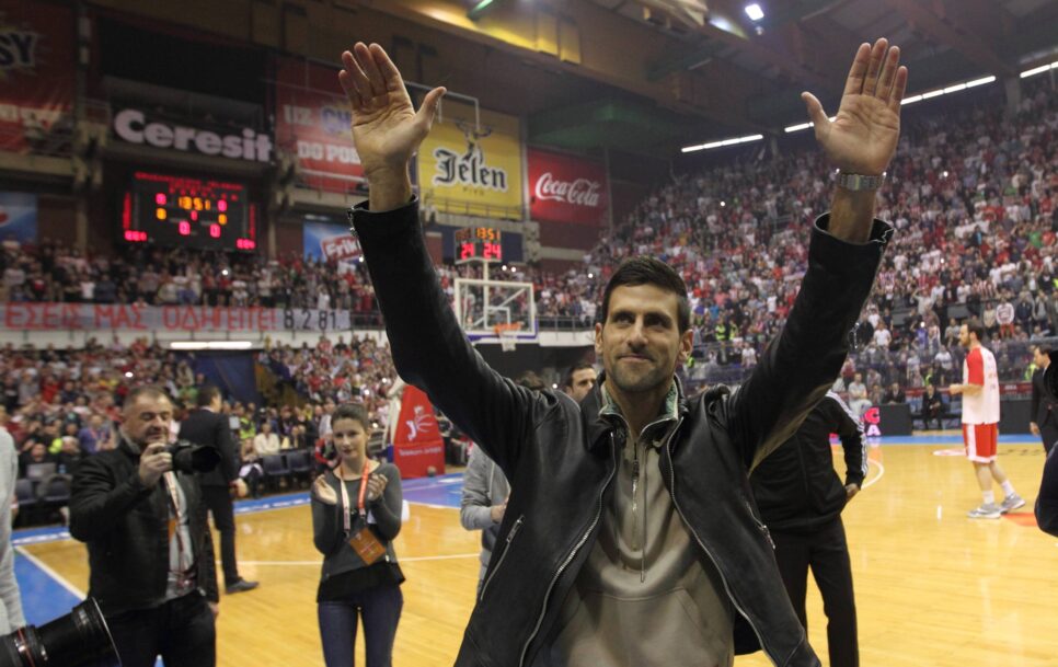 Djokovic en el Pionir Arena / Fuente: Imago