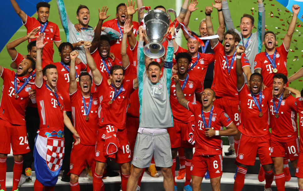 El Bayern München de la temporada 2019/2020 ganó los trece partidos de la Copa de Europa. | Fuente: Imago – Julian Finney/UEFA.