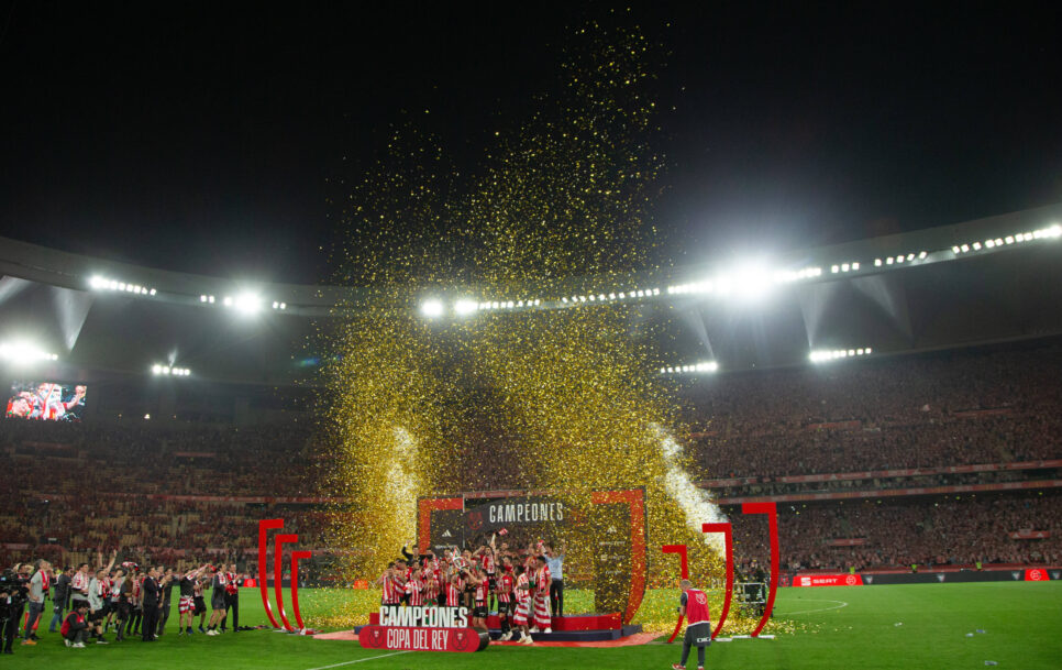 El Athletic Club celebrando la Copa del Rey ganada ante el Mallorca / Fuente: Imago