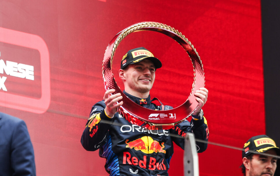 Verstappen tras ganar el GP de China / Fuente: Imago