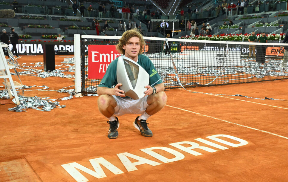 Andrey Rublev campeón en Madrid / Fuente: Imago