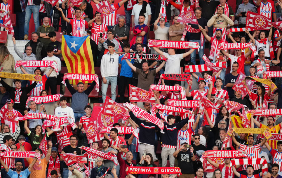 El Girona podría verse obligado a jugar la Champions League en otra sede. | Fuente: Imago – Bagu Blanco.
