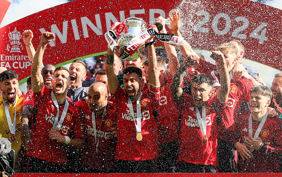 El Manchester United obtuvo la decimotercera FA Cup de su historia. | Fuente: Imago – Conor Molloy.