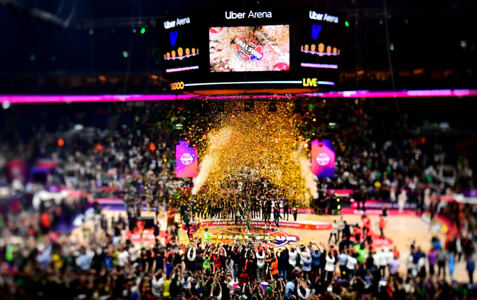 Uber Arena de Berlín durante la Final Four de la Euroleague / Fuente: Getty