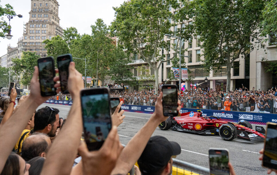 El F1 Road Show de Barcelona fue un éxito total | Fuente: Imago