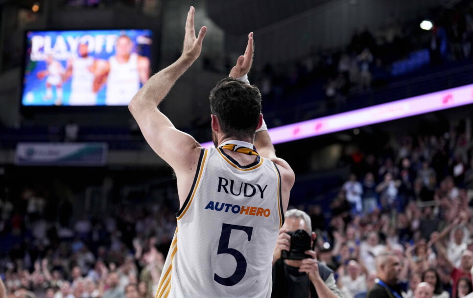 Rudy Fernández en su último partido en el WiZink Center / Fuente: Imago