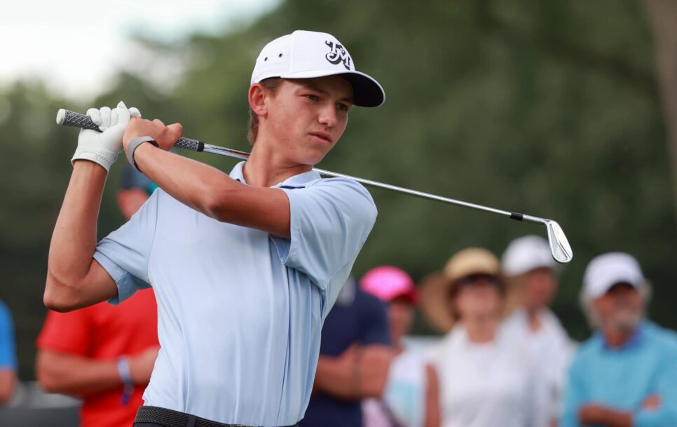 Con sólo 15 años, Miles Russell ha hecho su debut en el PGATour. | Fuente: Imago – Amy Lemus.